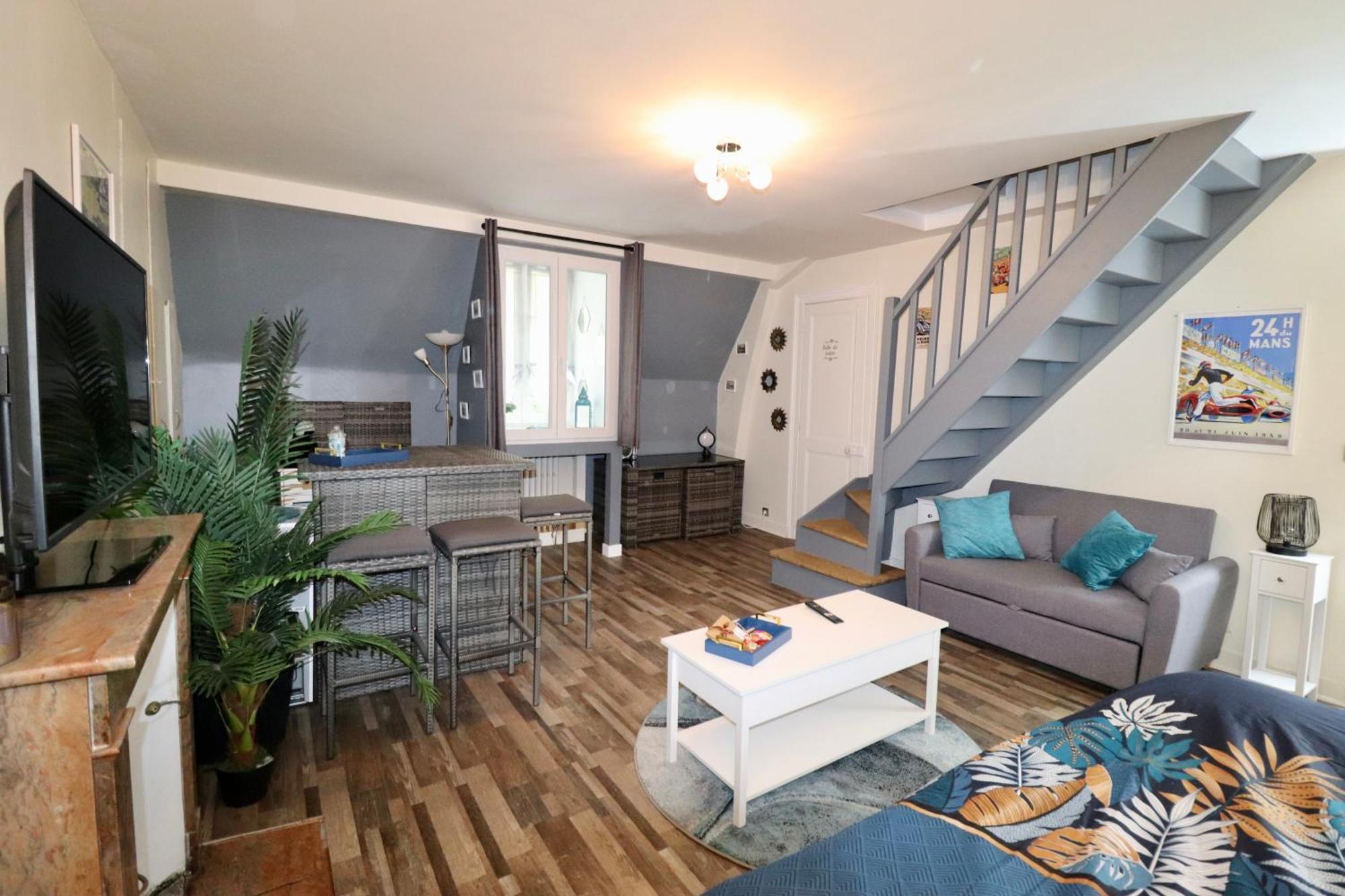 Duplex Au 2Eme Et De Notre Maison -Acces Au Jardin-Smart Tv-Streaming-Wifi Le Mans Exteriér fotografie