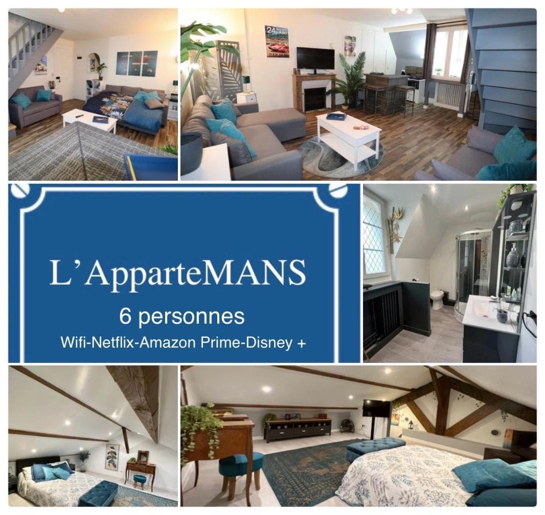Duplex Au 2Eme Et De Notre Maison -Acces Au Jardin-Smart Tv-Streaming-Wifi Le Mans Exteriér fotografie